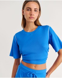 Jag - Celina Blanket Stitch Tee