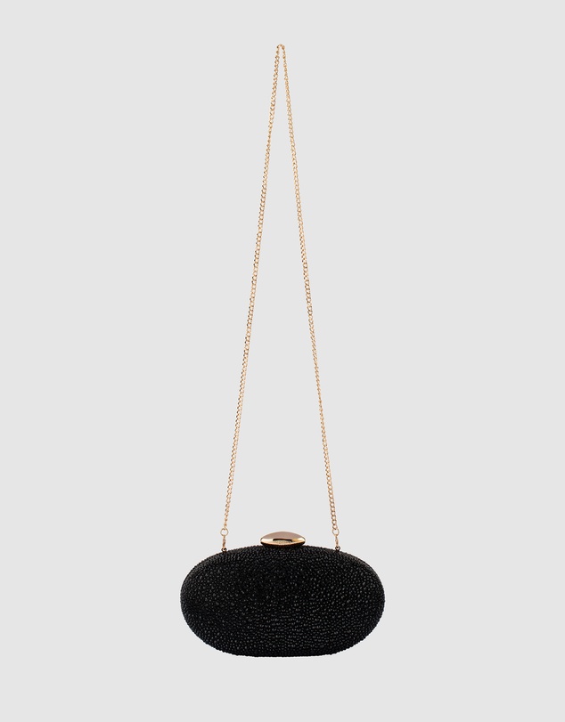 Olga Berg - Meyer Crystal Oval Clutch