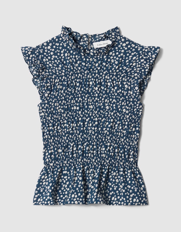 & Other Stories - Smocked Frill Top