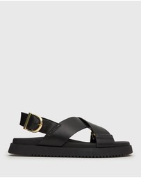 Betts - Myth Crossover Strap Footbed Sandals
