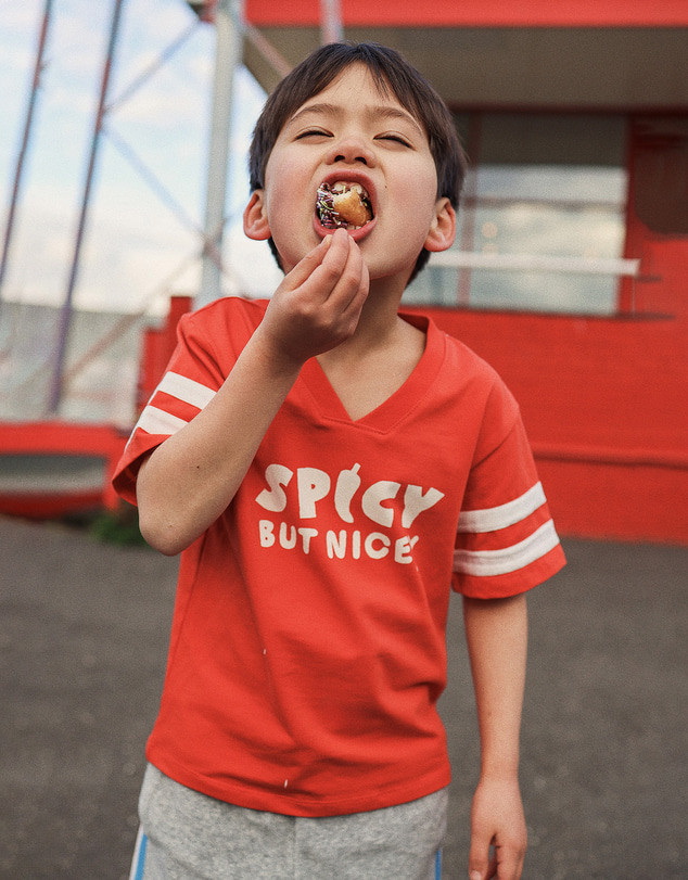 Rock Your Kid - Donnie Tee in Fiery Red