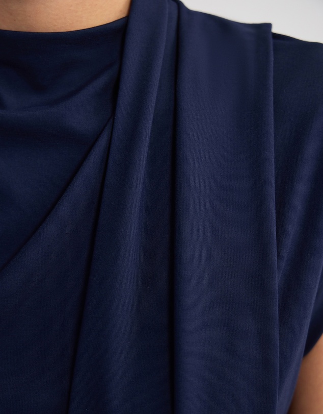 Oxford - Mimi Jersey Scarf Detail Top