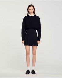 Sandro - Rebeca Woven Skirt