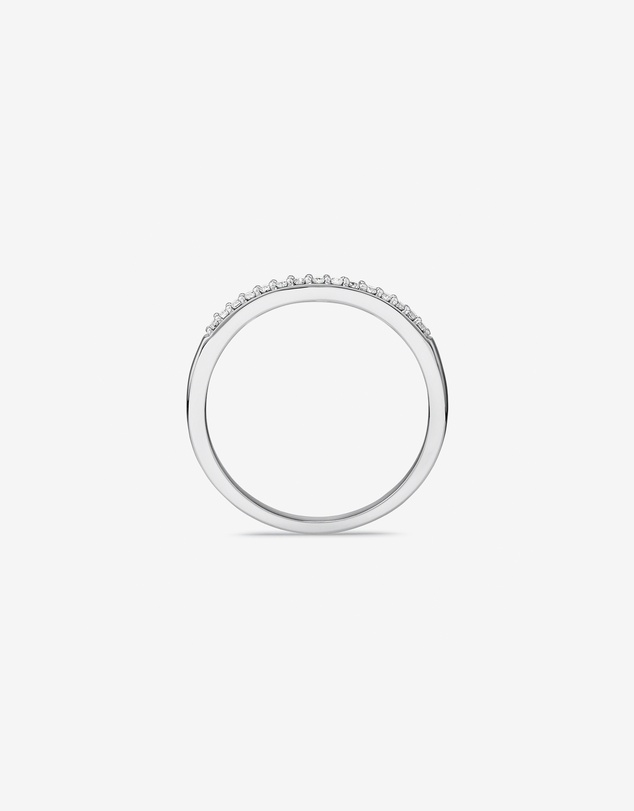 Michael Hill - Wedding Ring with 0.10 Carat TW of Diamonds in 14kt White Gold