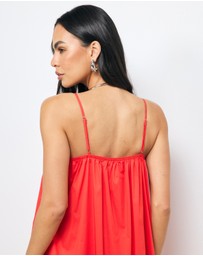 AERE - Arli U Neckline Maxi Dress