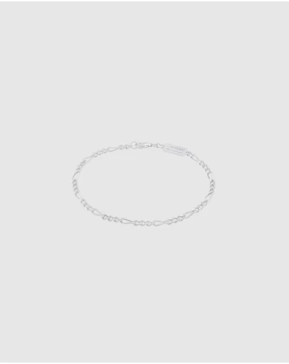 Kuzzoi - ICONIC EXCLUSIVE - Classic Figaro Chain Bracelet in 925 Sterling Silver
