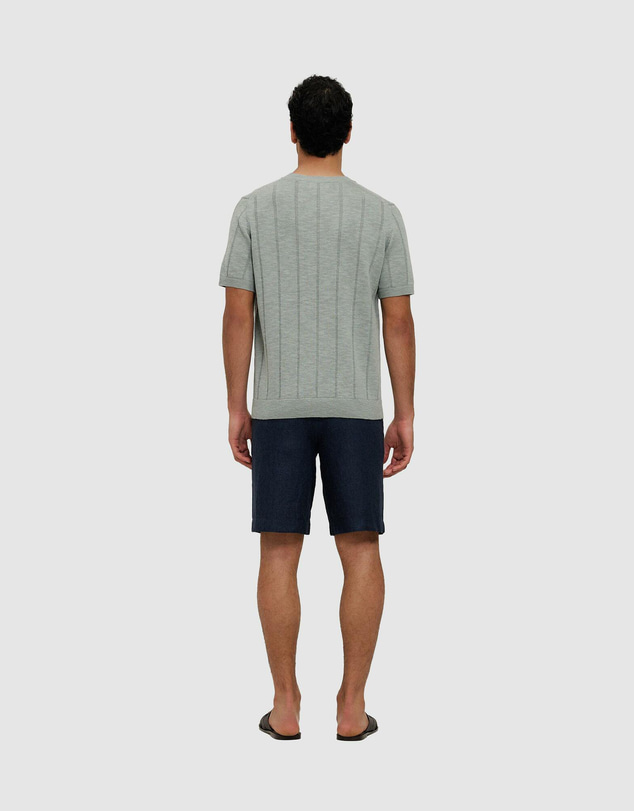 Trenery - Linen Cotton Slub Knit T-shirt