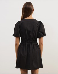 Atmos&Here - Cole Cotton Poplin Mini Dress