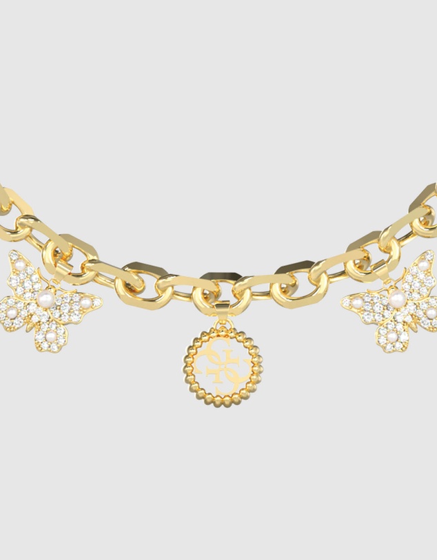 GUESS - Borboleta & 4G Charm Bracelet