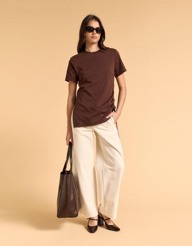 MVN - Rouched Side Tee