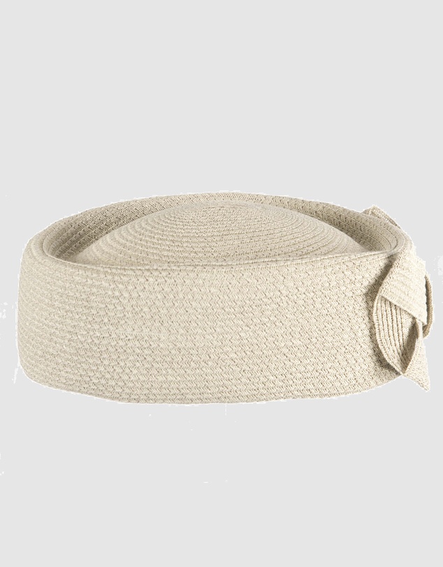 Max Alexander - Silver Braid Pillbox Hat