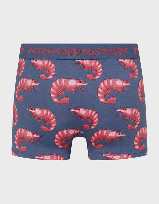 Budgy Smuggler - Men's Underwear Trunks in Navy Prawns