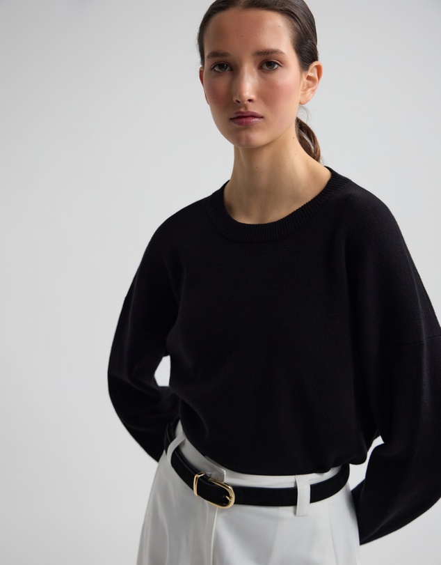 Oxford - Lexie Cotton Crew Neck Knit