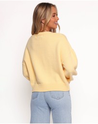 Petal & Pup - Isabel Button Front Cardigan - Yellow