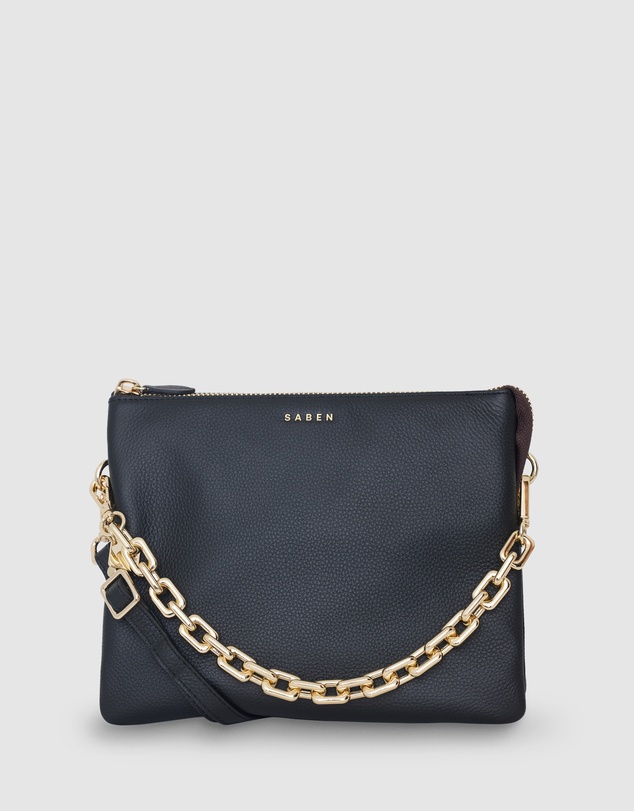 SABEN - Matilda Cross-body Leather Satchel Bag