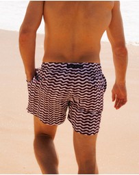 Swim Shady - Maroon Tide Swim Shorts