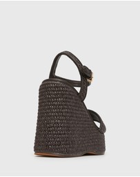 Betts - Fame Raffia Platform Wedges