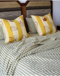 Mosey Me - Seersucker Stripe Quilt Cover
