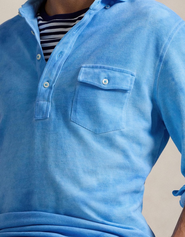 Polo Ralph Lauren - Garment-Dyed Mesh Polo Shirt