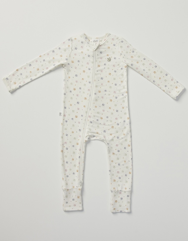 Grow Kindly - Warm Zippee Baby Romper in Rainbow Dreaming (0.5 TOG)