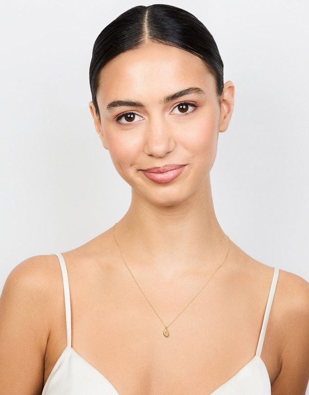 Lovisa - Gold Plated Sterling Silver St. Christopher Pendant Necklace