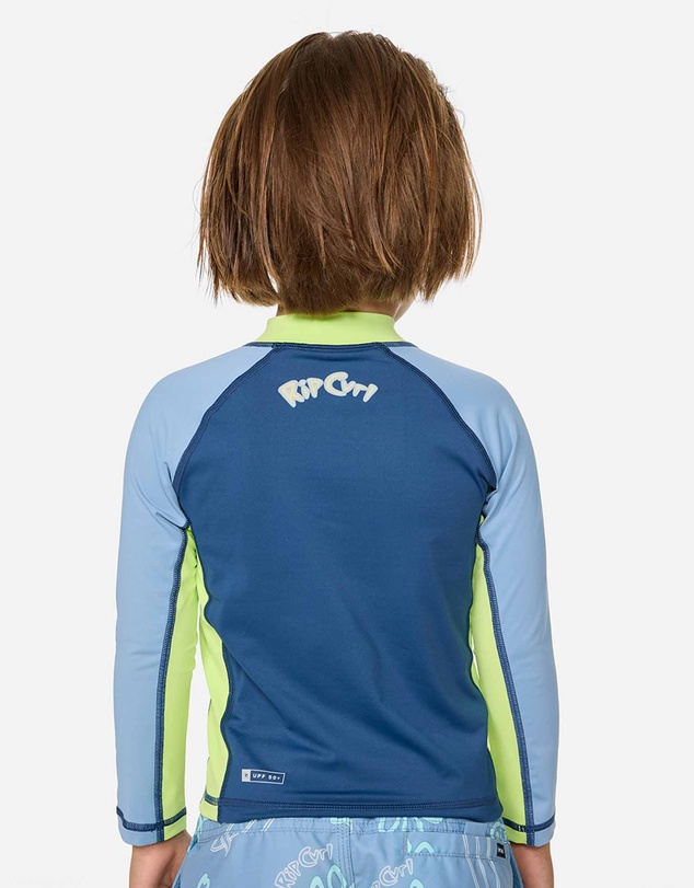 Rip Curl - Ride The Wave UPF Long Sleeve Rash Vest - Kids