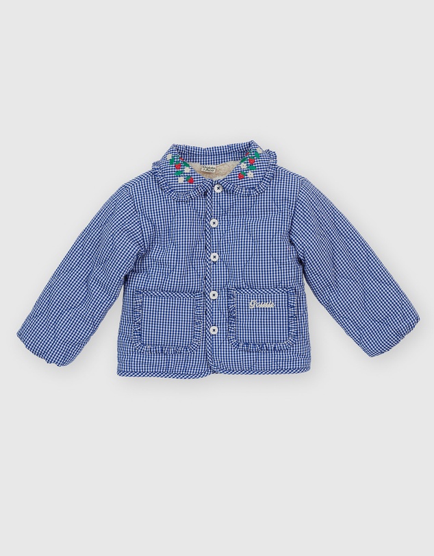 Goldie + Ace - Wild Strawberry Gingham Padded Jacket - Babies-Kids