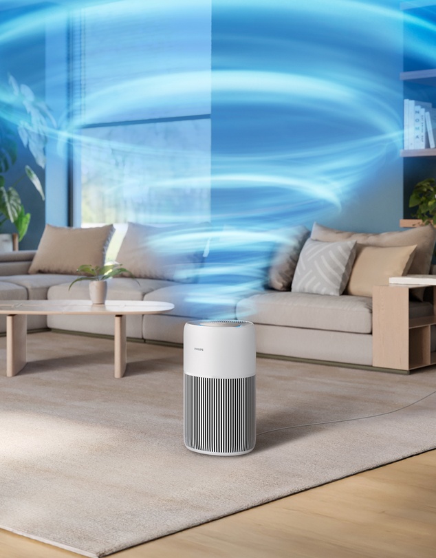 Philips - PureProtect Air Purifier 2200 Quiet Series for Medium Rooms