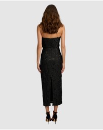 Romance by Honey and Beau - Crechia Jacquard Bow Dress