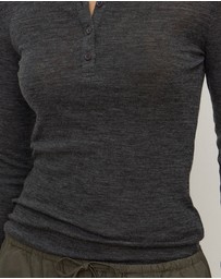 Assembly Label - Nora Merino Wool Henley Top
