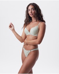 Bras N Things - Bethany Essentials Push Up Bra - Light Green
