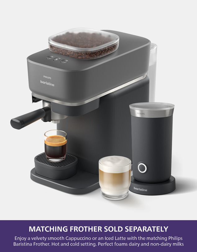 Philips - Baristina Espresso Machine Silhouette Black