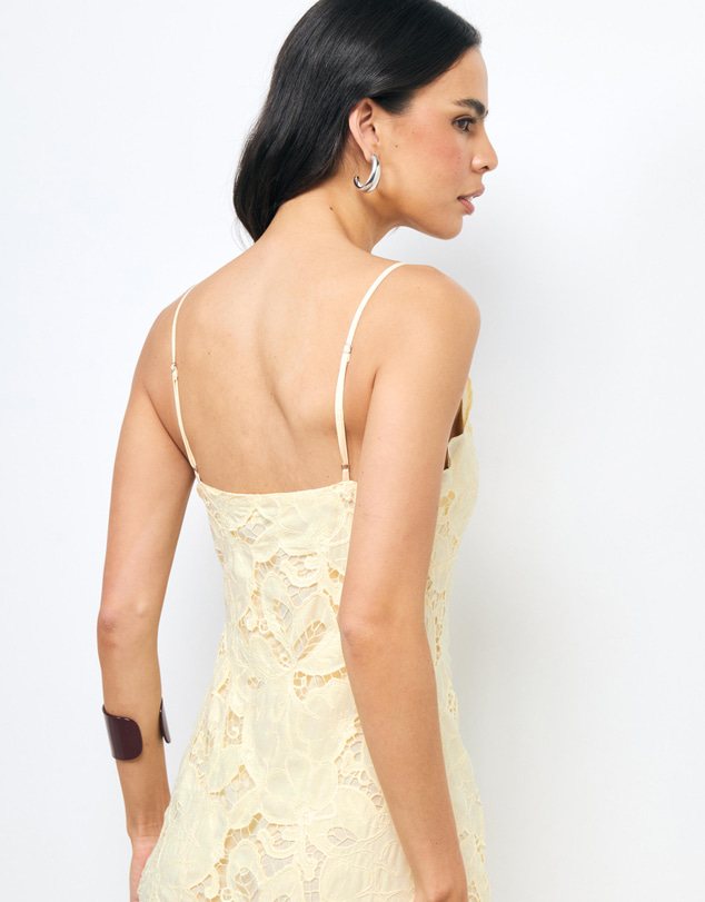AERE - Evania Lace Maxi Dress