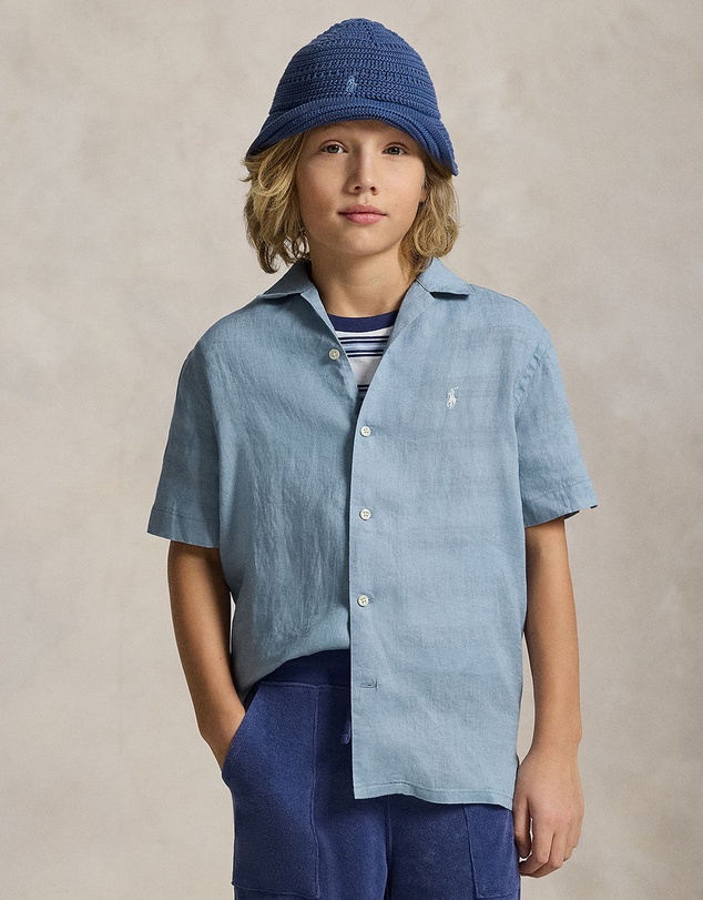 Polo Ralph Lauren - Linen Camp Shirt - Teens