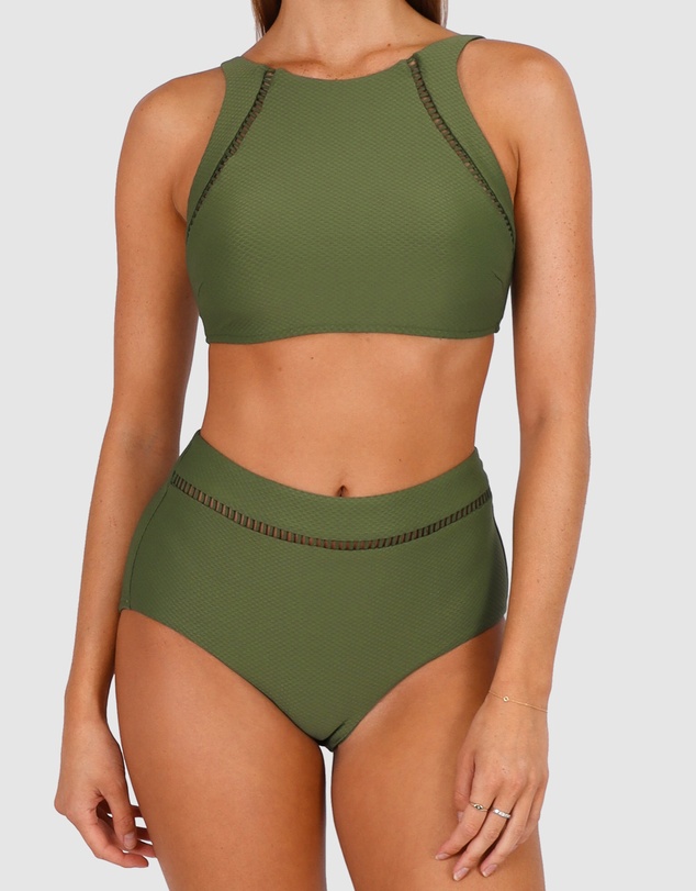 Baku Swimwear - Rococco Lace High Waist Bikini Bottom