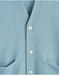 COS - Brushed-Wool V-Neck Cardigan