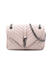 Pre-Loved by Azura Reborn - Pre-Loved Medium Sheepskin Triquilt Monogram College Bag