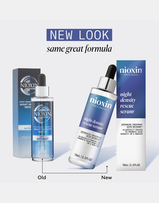 Nioxin - Nioxin Night Density Rescue Serum - Overnight Hair Thickening Serum, 70ml