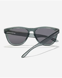 Hawkers Co - HAWKERS - Black Transparent Dark ONE RAW  Sunglasses for Men and Women UV400
