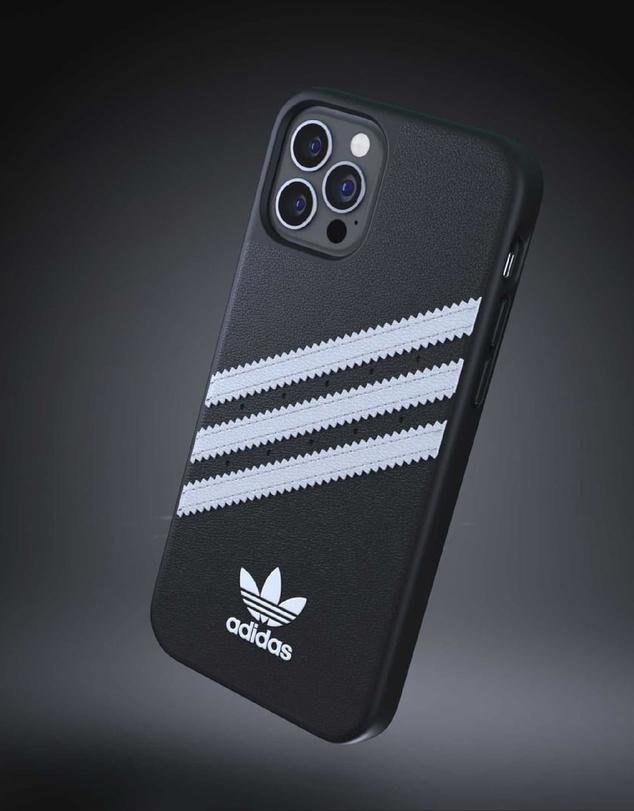 adidas Originals - 3 Stripe Samba iPhone 12/12 Pro Protective Phone Case PU Leather