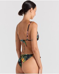 Poolside Paradiso - Kauai Bralette Tri Bikini Top - Tropical