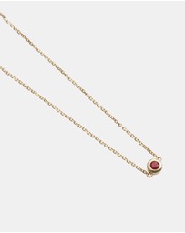 Kirstin Ash - Petite Birthstone Bracelet January Garnet