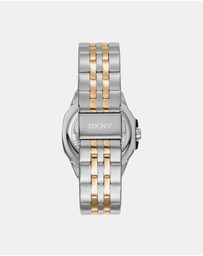 DKNY - Logo Brooklyn Midi Two-Tone Stainless Steel 34mm Watch