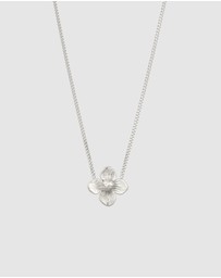 Elli Jewelry - Necklace Pearl Flower 925 Sterling Silver