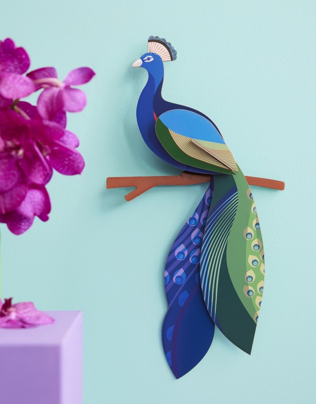 Studio Roof  - Wall Art Paradise Birds (B5) Peacock