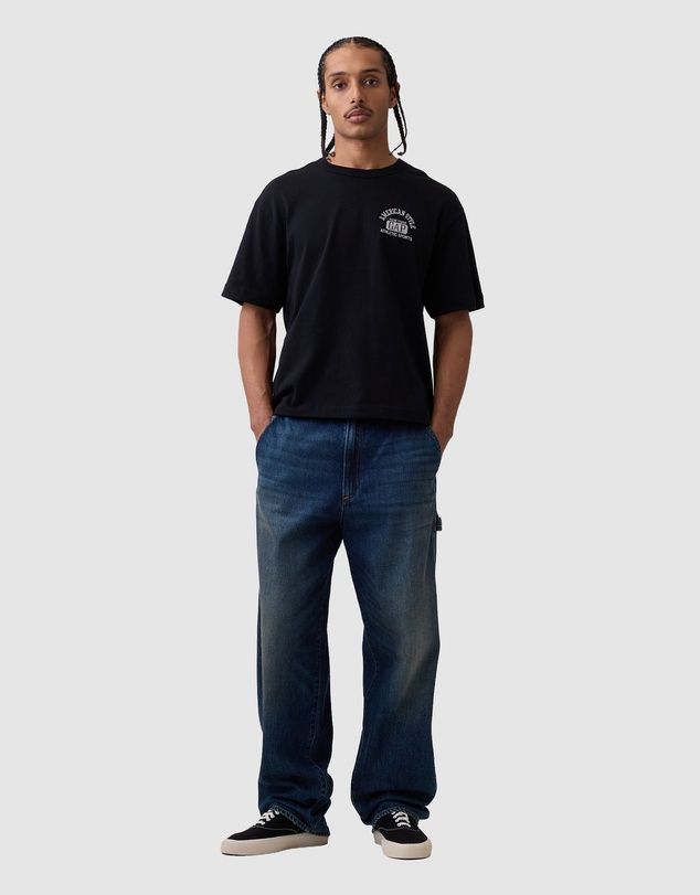 GAP - JPN IE Archive Logo Cropped Tee