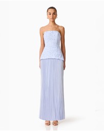 Elliatt - Lacy Strapless Gown