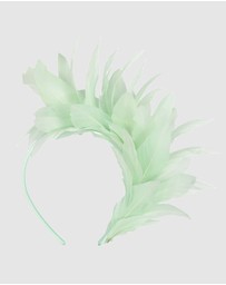 Max Alexander - Modern Mint Green Racing Fascinator
