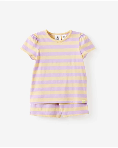 Cotton On Kids - Dreamdrift Puff Short Slv Pj Set