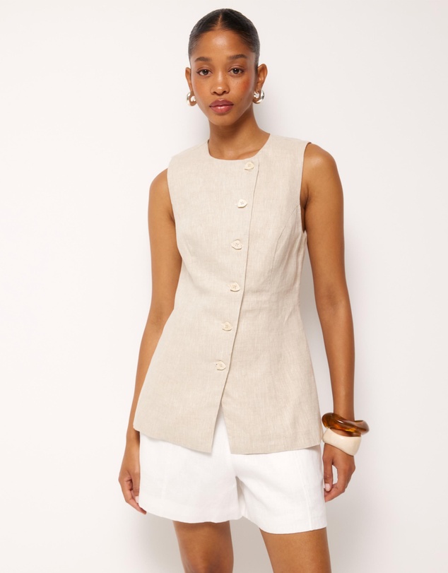 AERE - Longline Asymmetric Vest